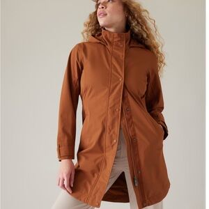athleta trench raincoat